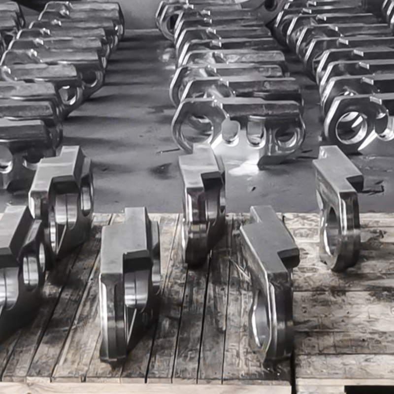 Forgiati di collegamento del binario dell'escavatore